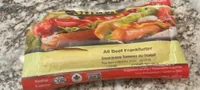 all beef frankfurter