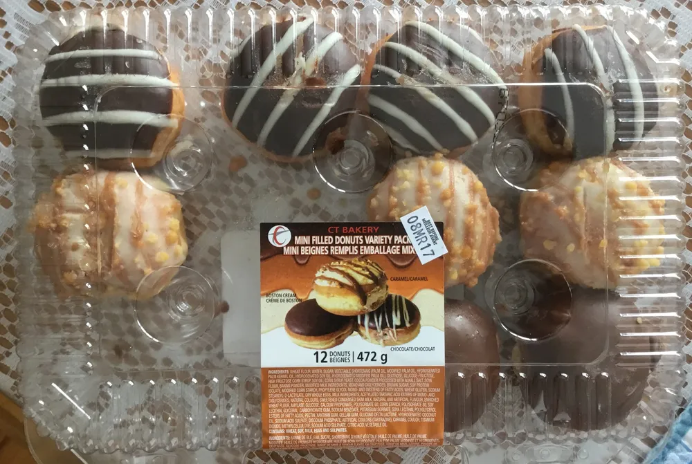 Mini beignes remplis (variés)