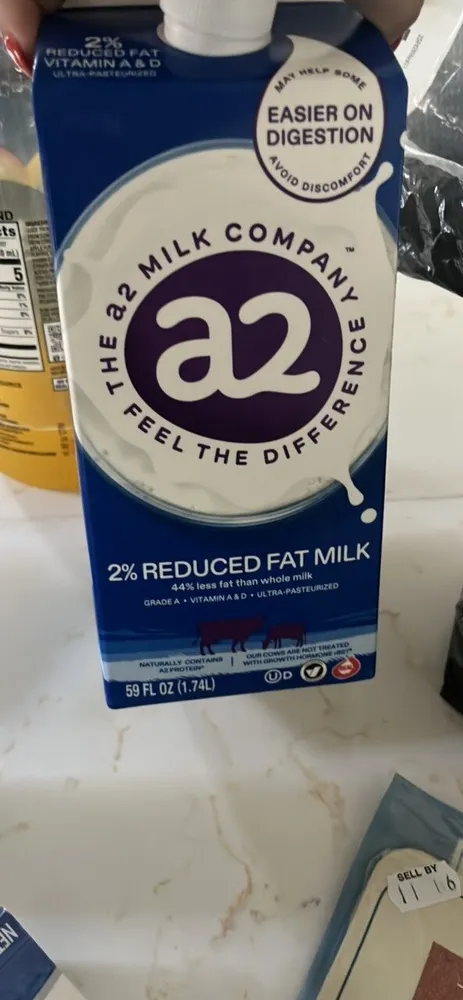 2% Reduced Fat Milk