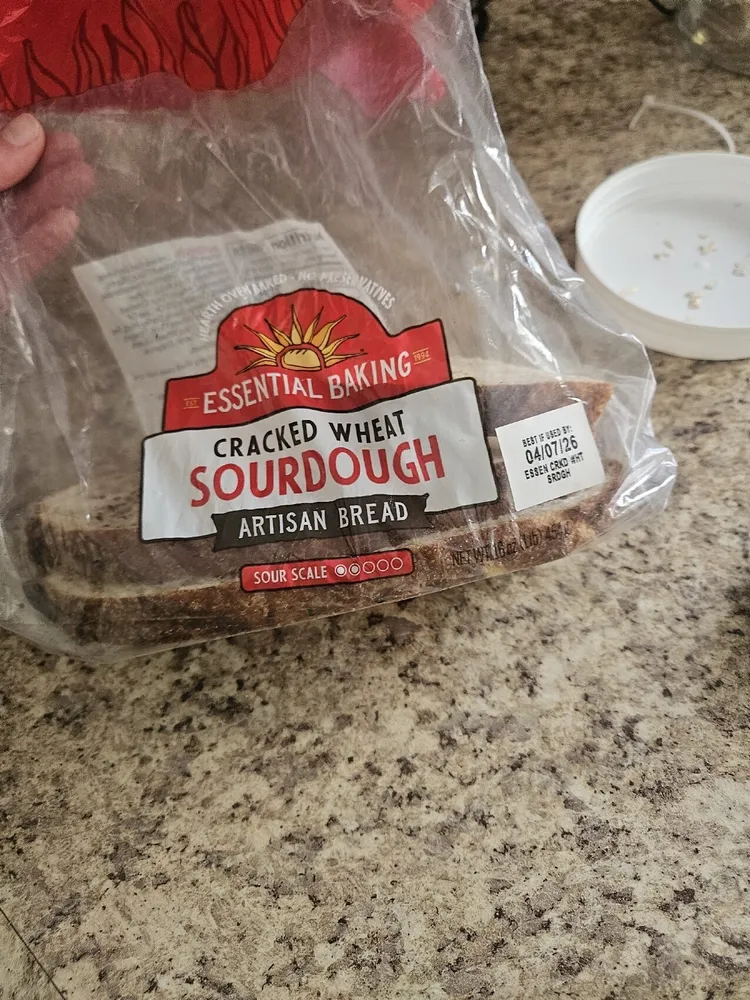 Cracked Wheat Sourdough Artisan Bread