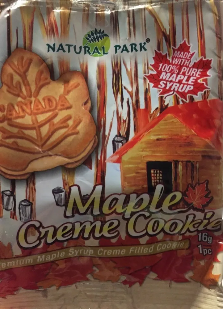 Maple creme cookie