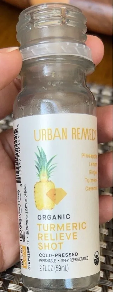 Organic Turmeric Relieve Shot