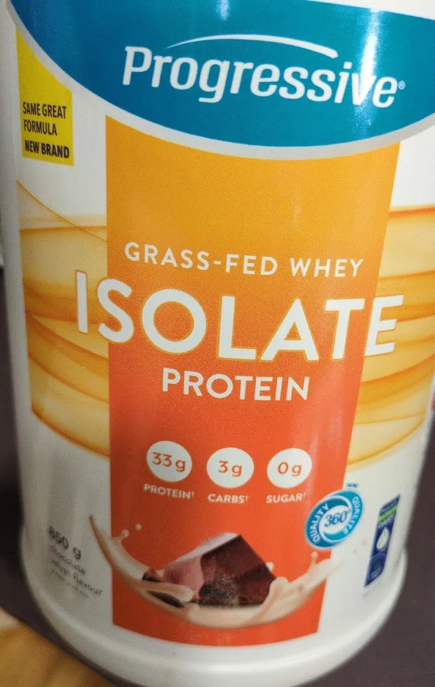 Grass fed whey isolate protein