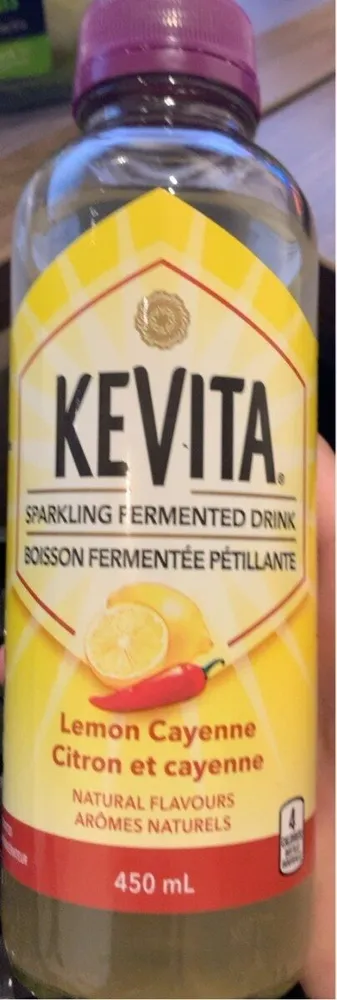 Organic Sparkling Probiotic Refresher Lemon Cayenne