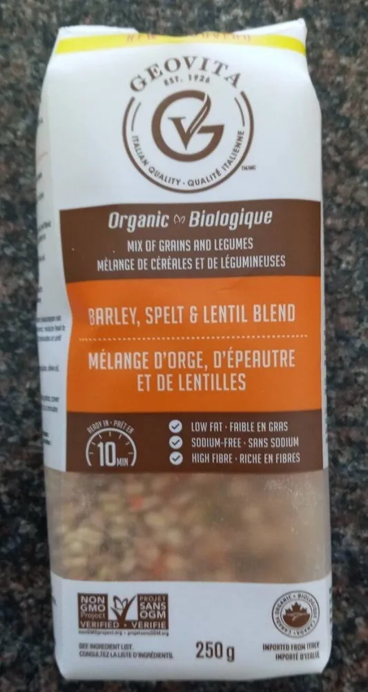 Organic Barley, Spelt & Lentil Blend