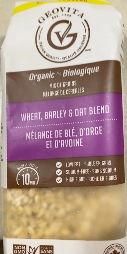Organic Wheat, Barley, & Oat Blend