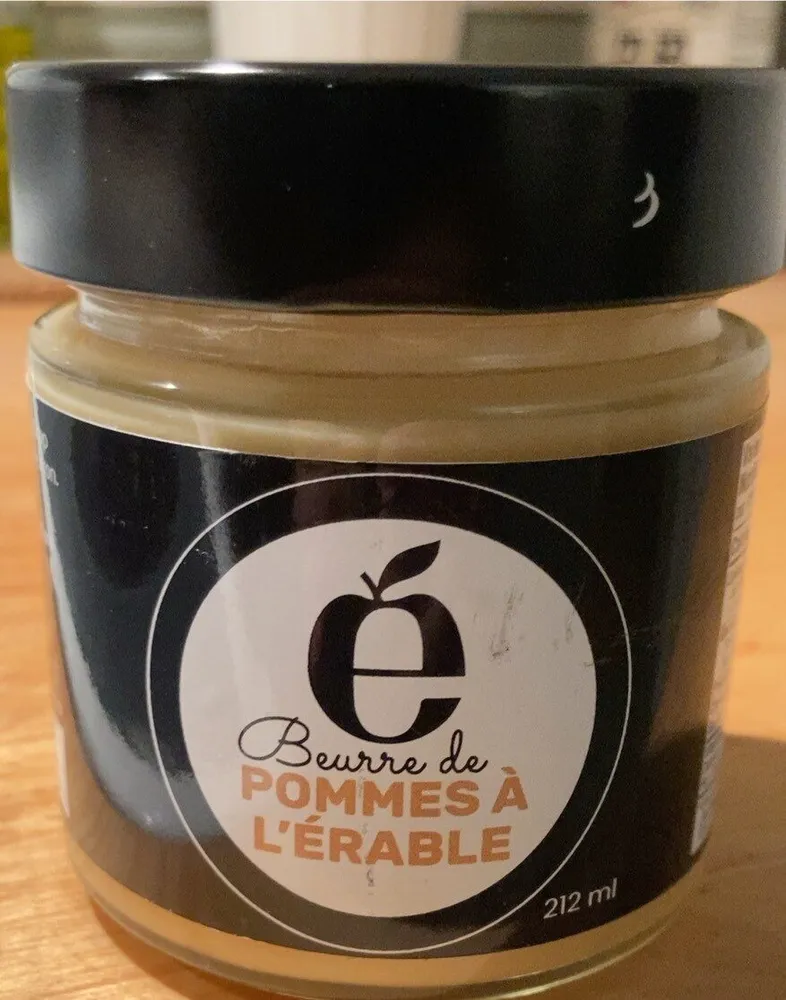 Beurre de pommes à l’érable
