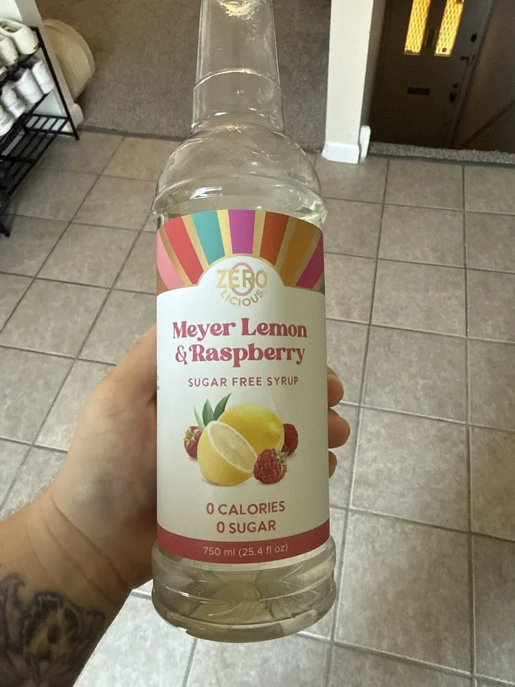 Meyer Lemon & Raspberry Sugar Free Syrup