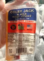 Colby Jack Mild Beef Sticks