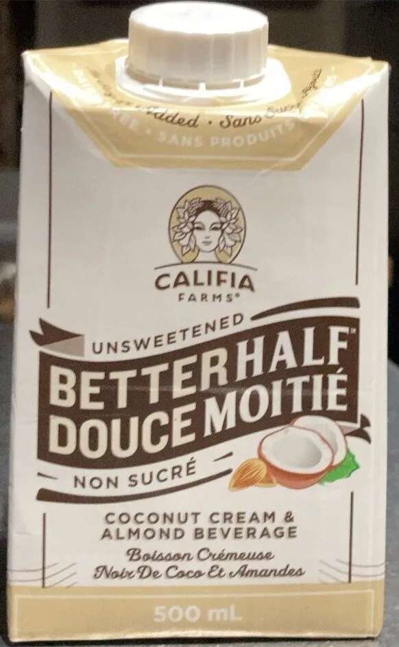 Better Half Unsweetened Coconut Cream & Almondmilk