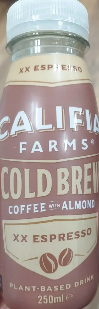 Cold brew coffee almond
