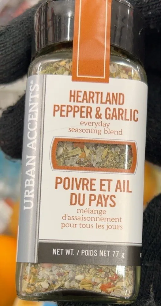 Organic Garlic Peppercorn Grinder