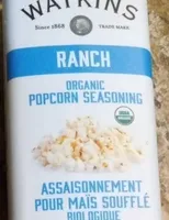 Watkins assaisonnement pour maïs soufflé biologique ranch