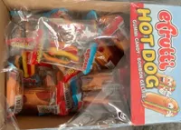 Hot dog gummy candy