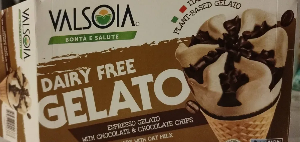 Dairy Free Gelato Espresso Gelato With Chocolate & Chocolate Chips