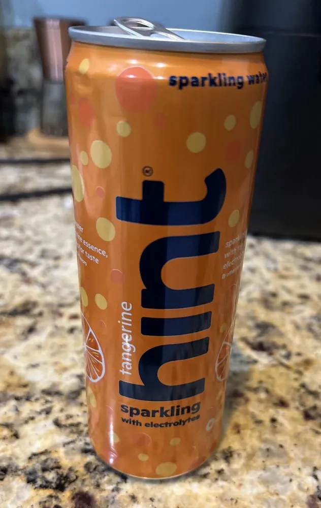 Tangerine Sparkling Water With Electrolytes