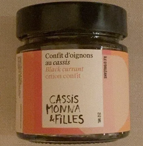 Confit d’oignons au cassis