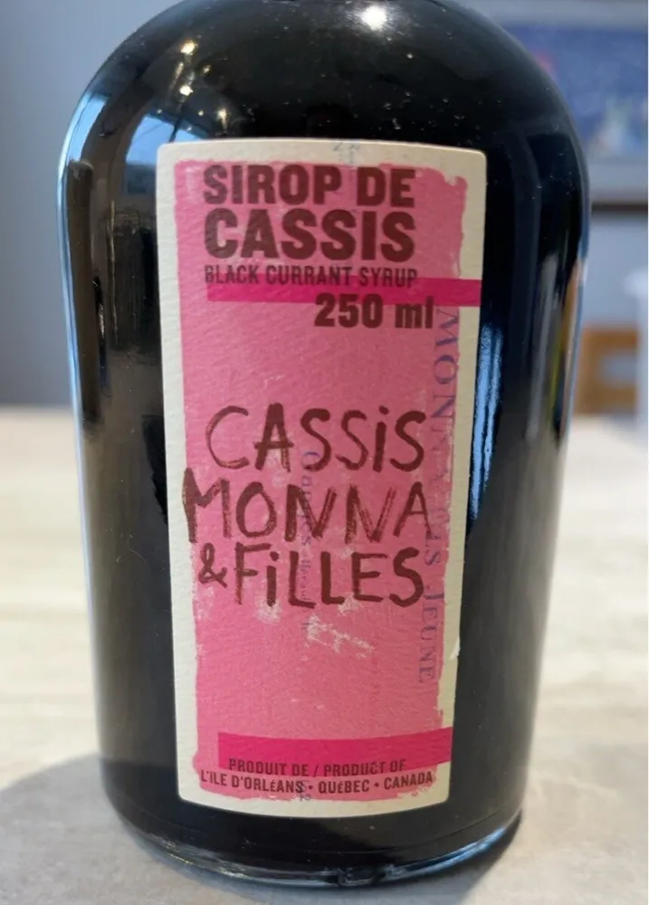 Sirop de Cassis