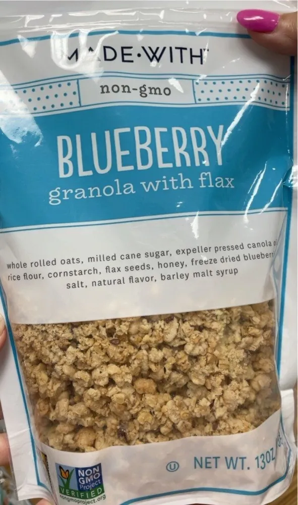 BLUEBERRY granola with flax