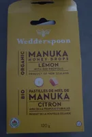 Organic Manuka Honey Drops Lemon With Bee Propolis