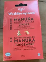 Organic Manuka Honey Drops Ginger With Echinacea