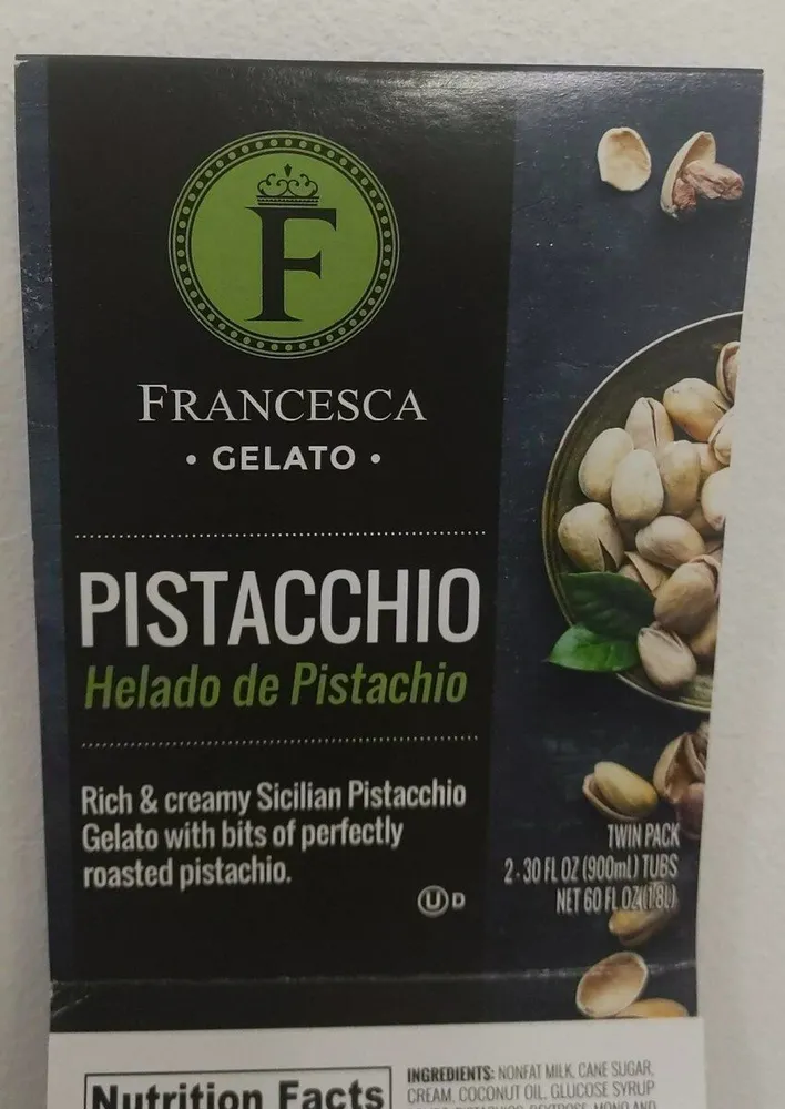 Pistacchio helado de pistachio