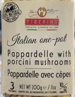 Italian one-pot Pappardelle with porcini mushrooms