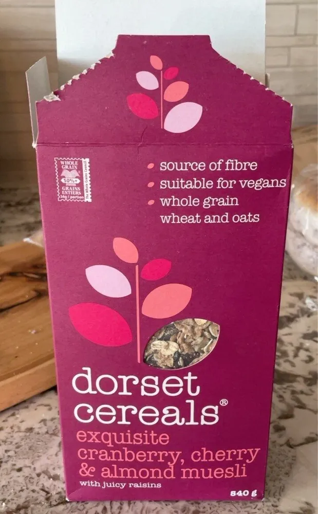 Dorset Cranberry, Cherry & Almond Muesli