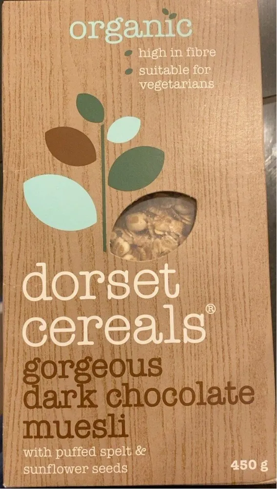 Dorset Gorgeous Organic Dark Chocolate Muesli