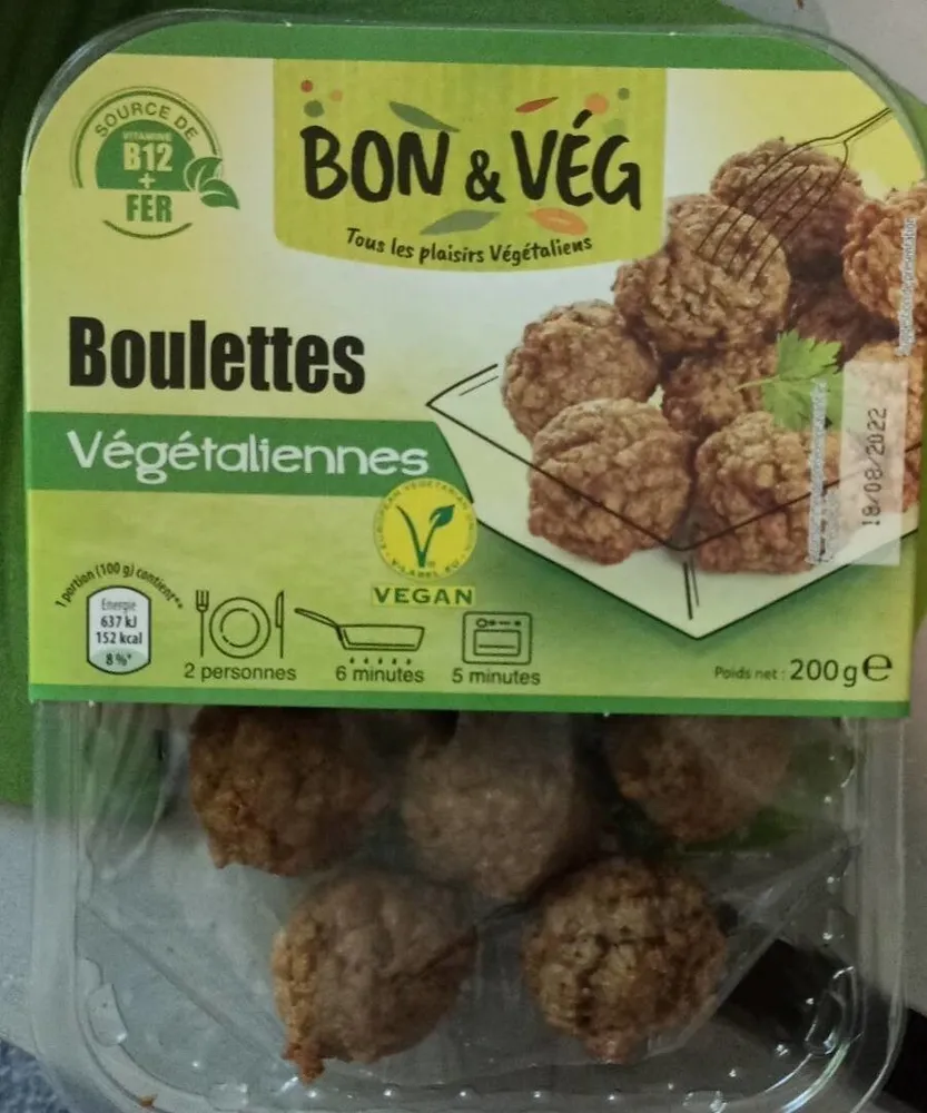 Boulettes végétalienne