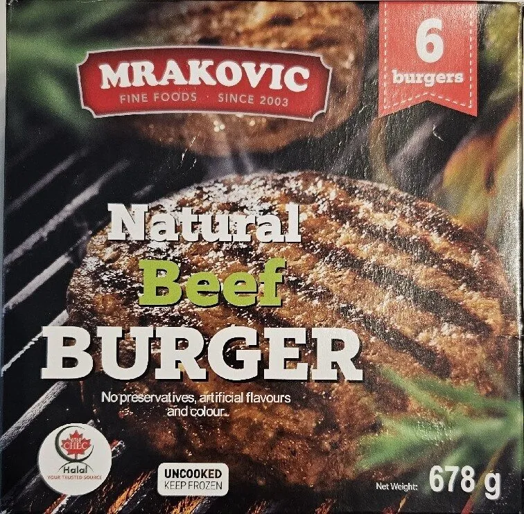 Natural Beef Burger