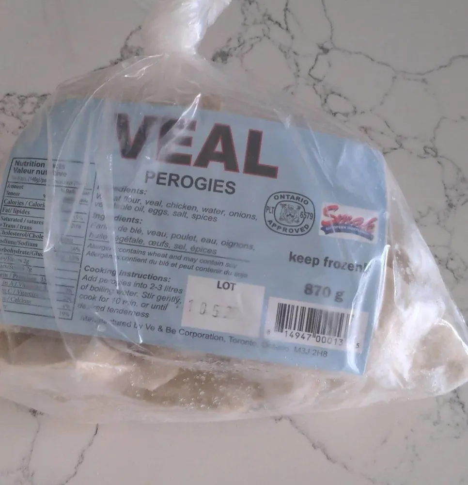 Veal perogies