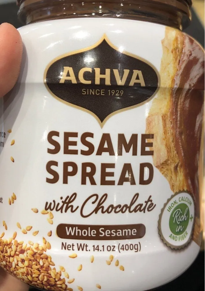 Sesame spread with chocolate