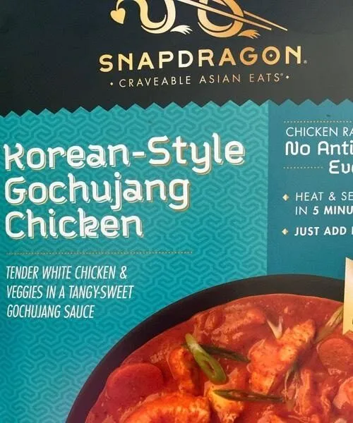 Korean style gochujang chicken