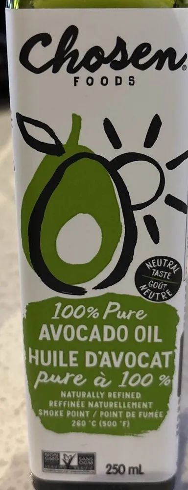 Avocado Oil - 100% Pure, Refined