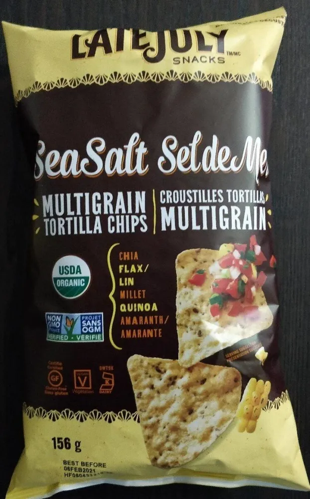 Organic Sea Salt Multigrain Tortilla Chips