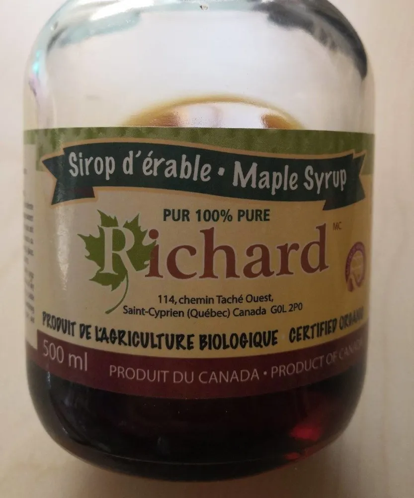 Sirop d'érable