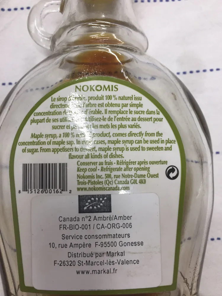 Sirop Erable