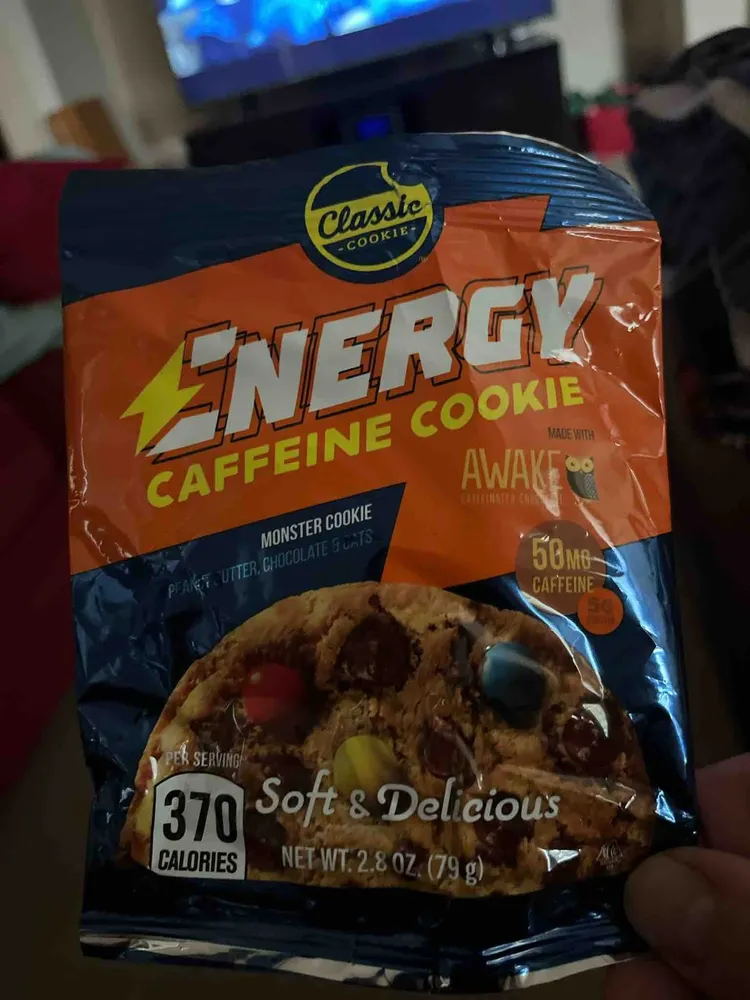 Energy Caffeine Cookie Monster Cookie