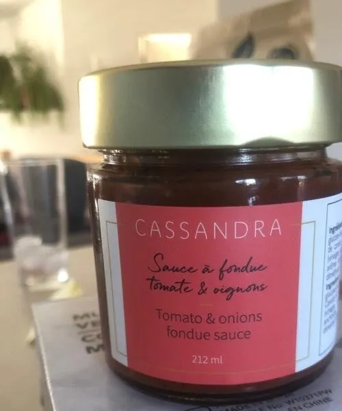Sauce à fondue tomate et oignons