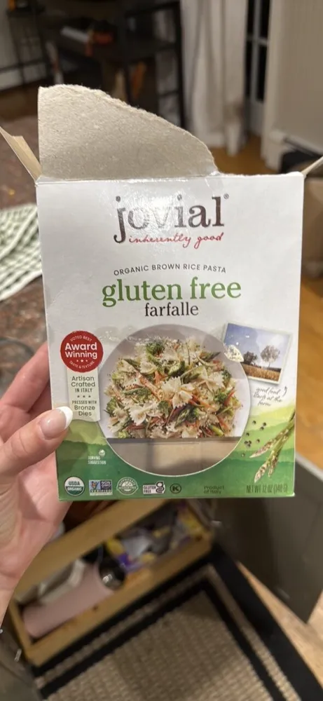 Organic Brown Rice Pasta gluten free farfalle