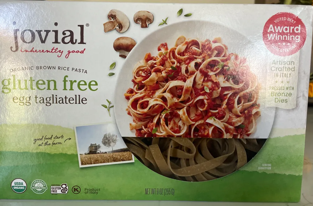 gluten free egg tagliatelle