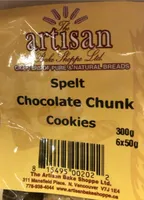 Spelt chocolate chunk cookies