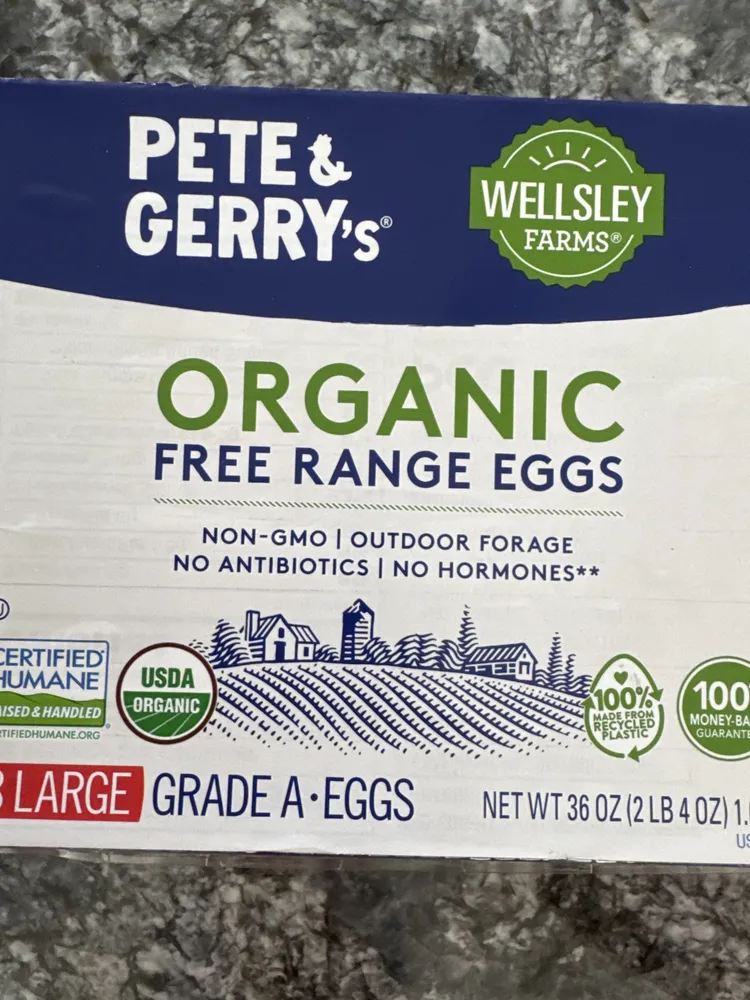 Organic Free Range Eggs