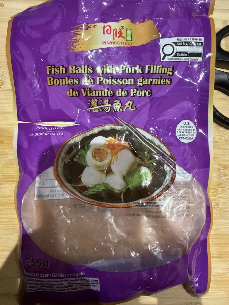 Fish Balls With Pork Filling