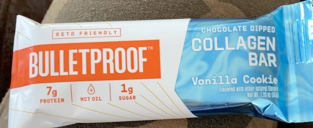 Bulletproof Collagen Bar Vanilla Cookie
