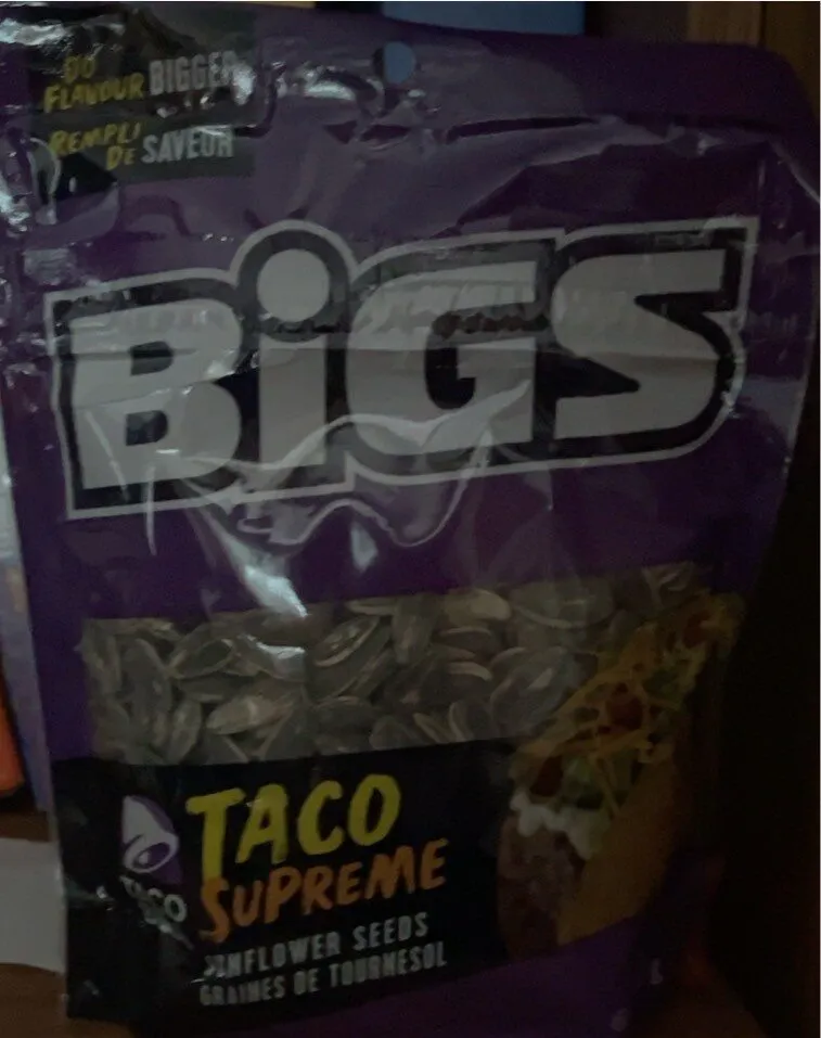 Bigs Taco Supreme Sunflower Seeds