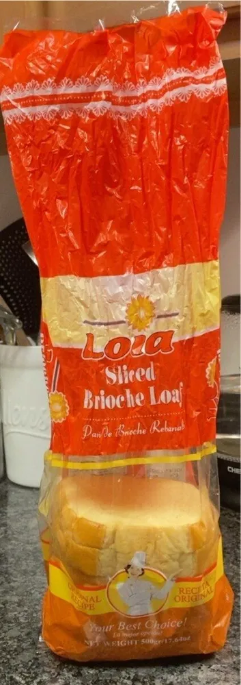 Sliced Brioche Loaf