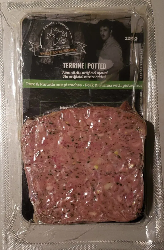 Terrine de porc & pintade aux pistaches