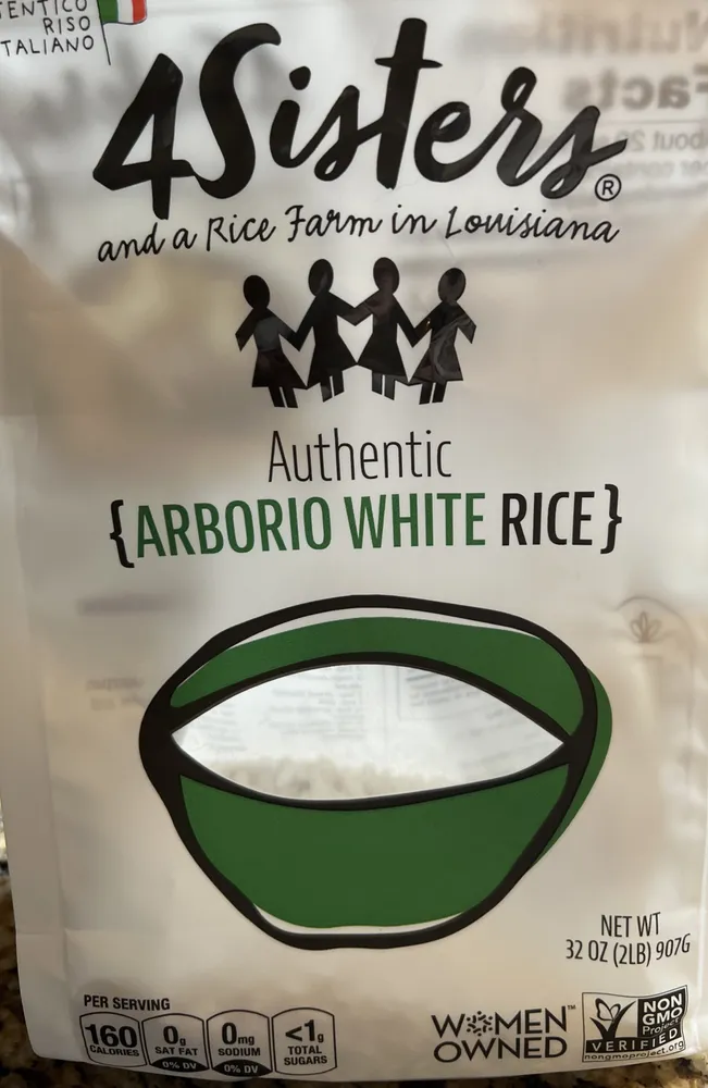 Authentic arborio white rice